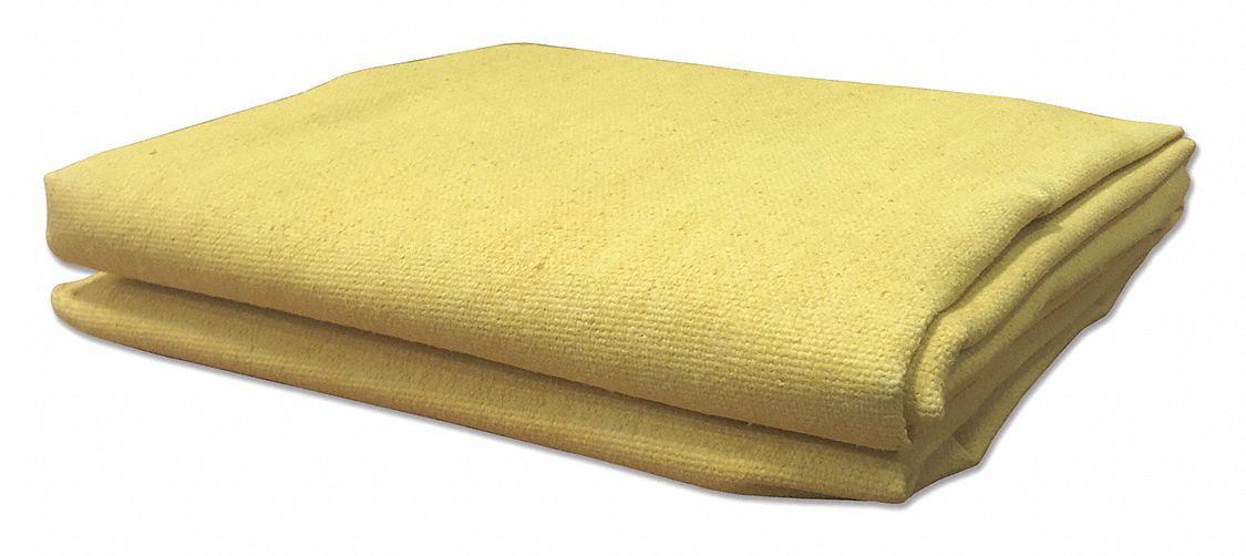 Welding Blanket 6 ft W 8 ft L Yellow