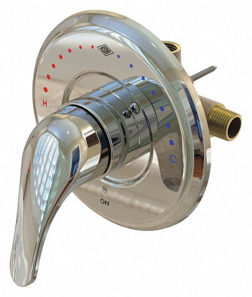Thermostatic Mixing Valve Brass 5-1/8 H