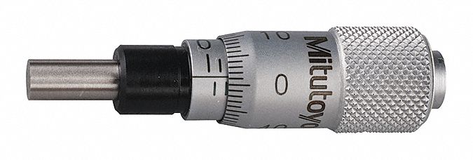 Micrometer Head 0 to 6.5mm Range Steel