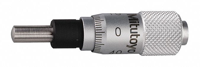 Micrometer Head 0 to 6.5mm Range Steel