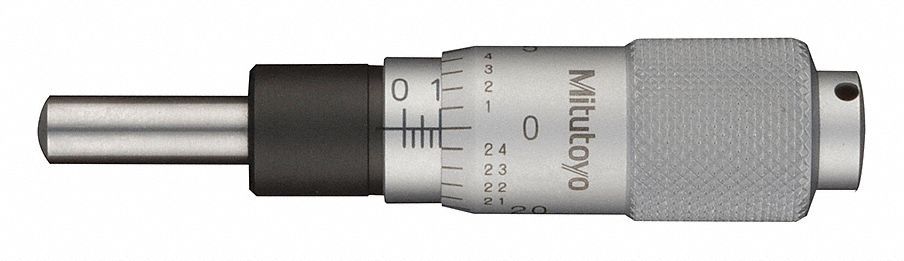 Micrometer Head 0 to 1/2 Range Steel