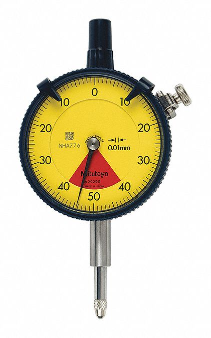 Dial Indicator 0 to 0.8mm Range White