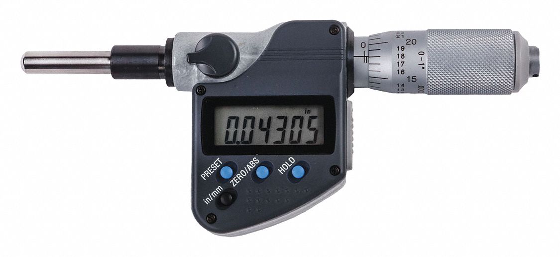 Digital Micrometer Head Steel IP65