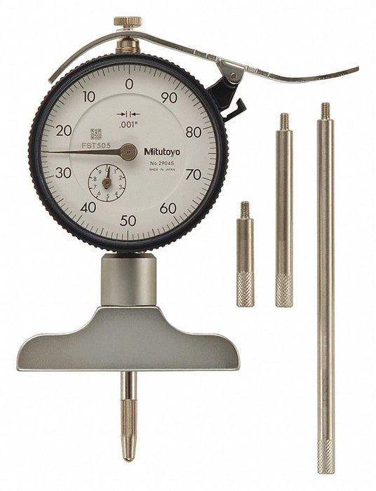 Depth Gage 2-1/2 Base L 0.001 Res.