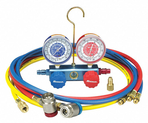 Manifold Gauge Set 6 ft L 3 1/8 in Gauge