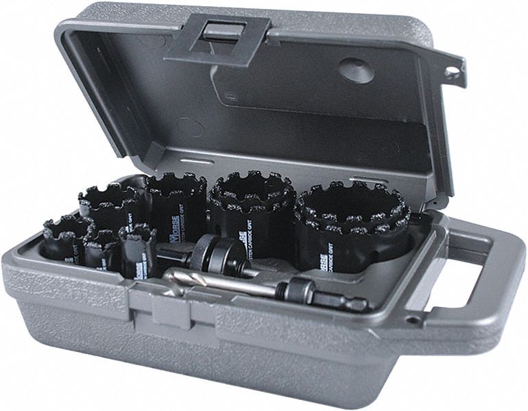 Hole Cutter Kit Range 3/4 to 2-1/2 