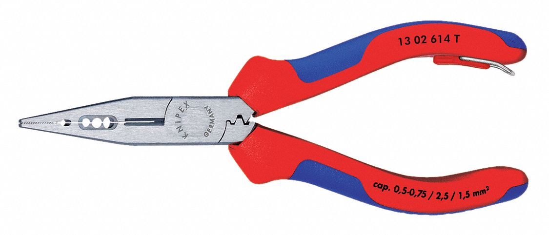 Chain Nose Plier 6-1/4 L Serrated