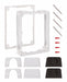 Pull Station Guard Spacer Polycarbonate