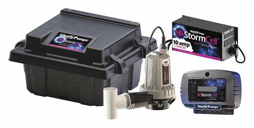 Battery Backup Sump Pump 1/3 hp 8 ft