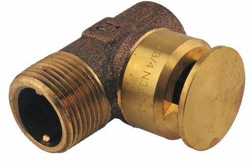 Relief Valve and Tee 3/4 in Inlet