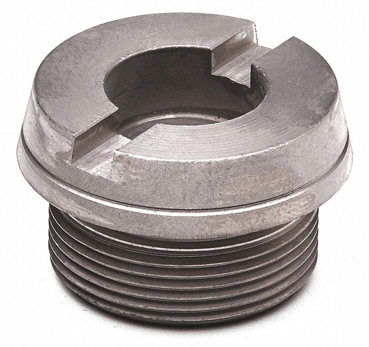 Hydrant Face Nut Brass Silver
