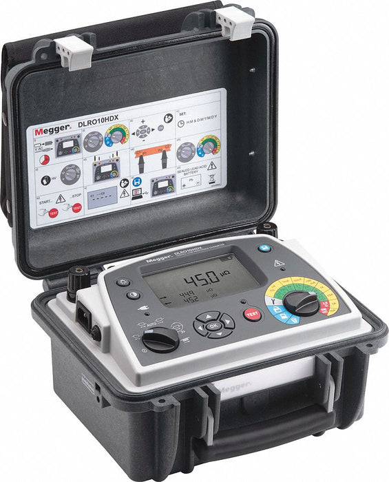 Micro Ohmmeter 250 microohm Max LCD