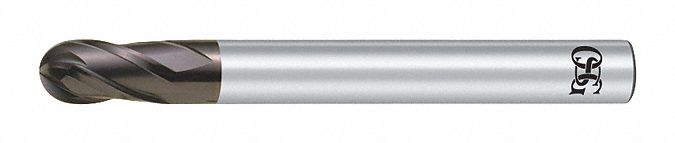Ball End Mill Single End 12.00mm Carbide
