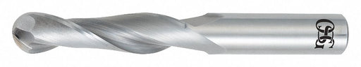 Ball End Mill Single End 1/4 Carbide