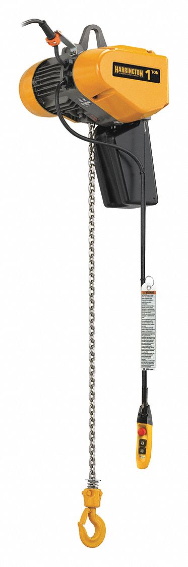 K8721 Electric Chain Hoist 2000 lb cap.
