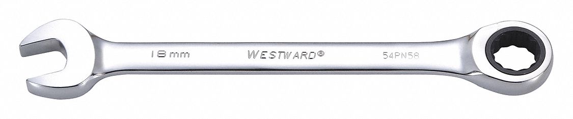 Combo Wrench Steel Metric 0 deg.
