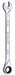 Combo Wrench Steel Metric 0 deg.