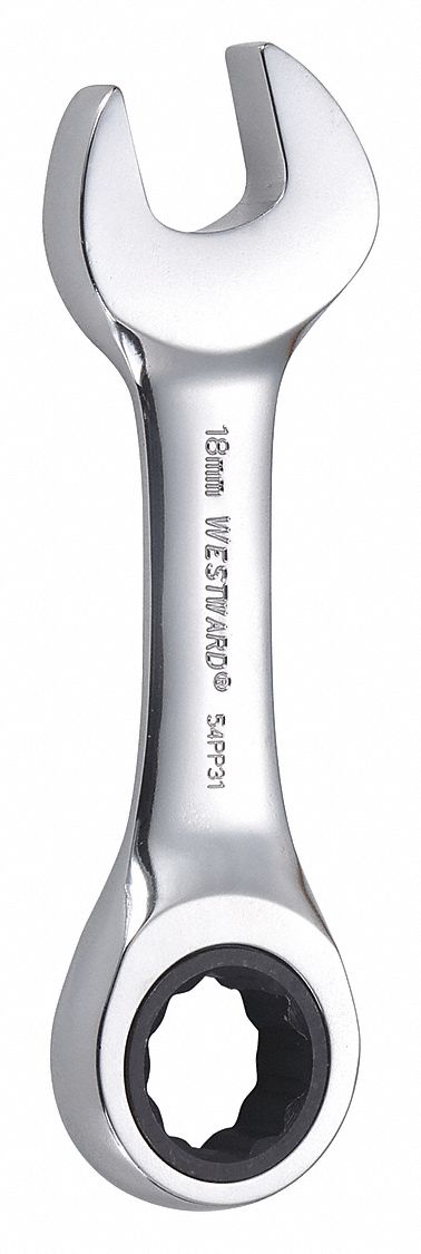 Combo Wrench Steel Metric 0 deg.