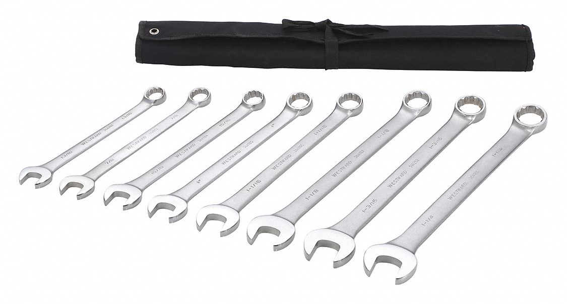 Combo Wrench St Steel Satin Offset