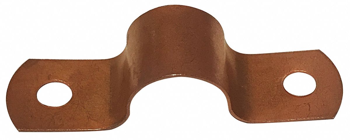 Pipe Strap Two-Hole Steel 3/8 Pipe Size
