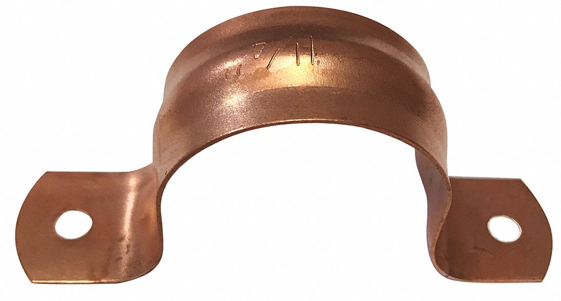 Pipe Strap Two-Hole Steel 1 1/4 PipeSize