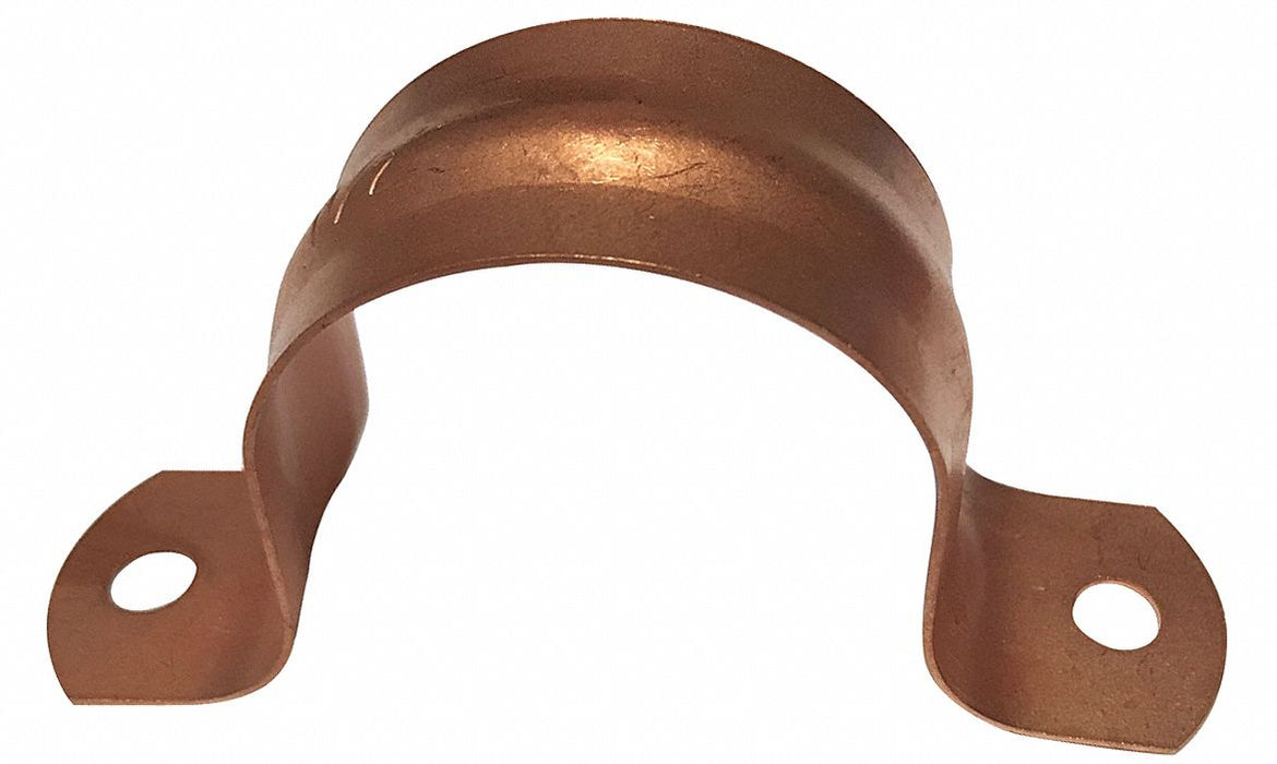 Pipe Strap Two-Hole Steel 1 1/2 PipeSize