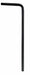 Hex Key L SAE 1/16 2-63/64 L Blk Oxide