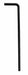 Hex Key L SAE 1/8 3-47/64 L Blk Oxide