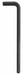 Hex Key L SAE 5/16 5-63/64 L Blk Oxide
