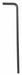 Hex Key L SAE 7/64 3-35/64 L Blk Oxide