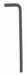 Hex Key L Metric 35mm 6-7/32 L Blk Oxide