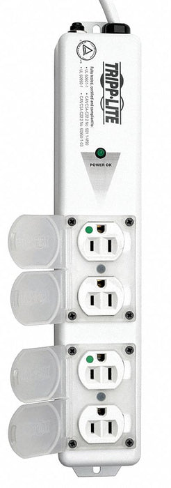 Outlet Strip 4 Outlet 15A 13-3/4 L Wht