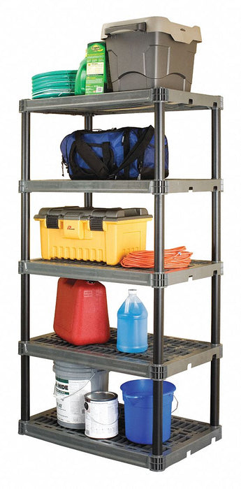 Plstc Shelf 24inx74inx36inShlfLdCp 200lb