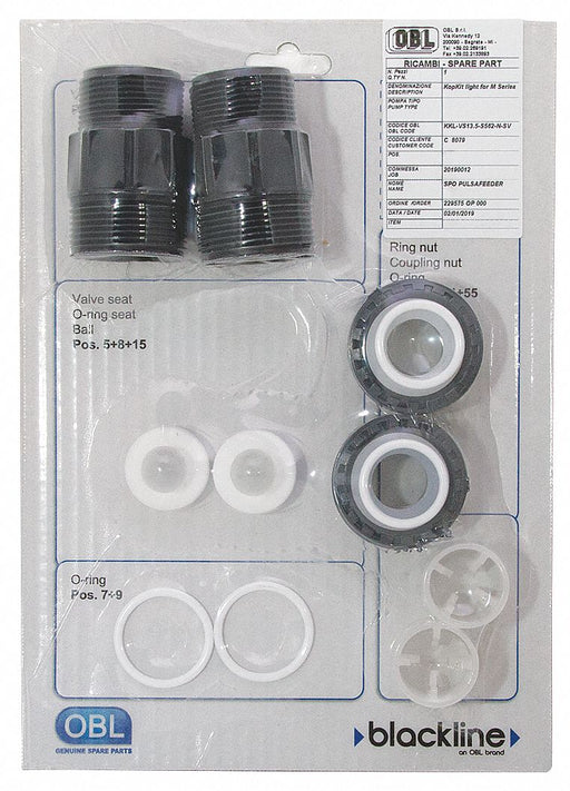 Valve Repair Kit 3/4in PVDF For45KG24