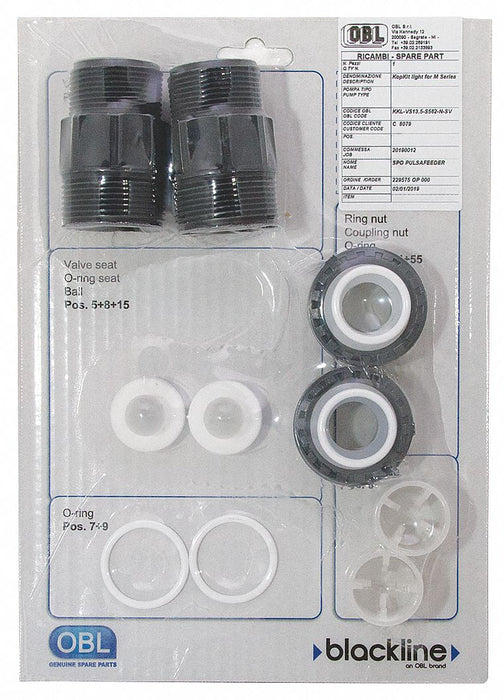 Valve Repair Kit 1/2in PVDF For45KG21