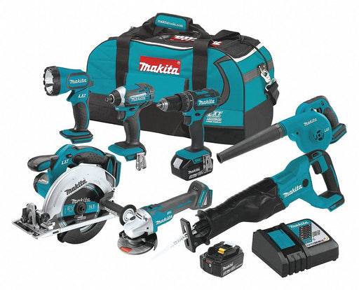 Cordless Combination Kit 7 Tools 18V DC