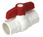 Manual 2-Way Ball Valve Socket PVC