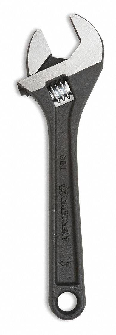 Adj. Wrench Steel Black Oxide 6 