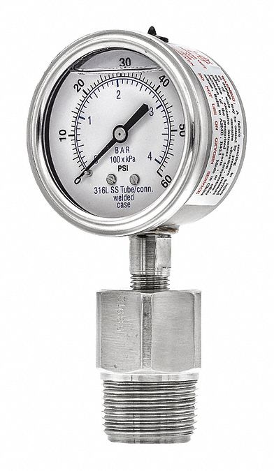 K4226 Pressure Gauge Nominal 2-1/2 Dial