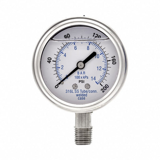 K4226 GaugewDiaphragmSeal200psi1PK