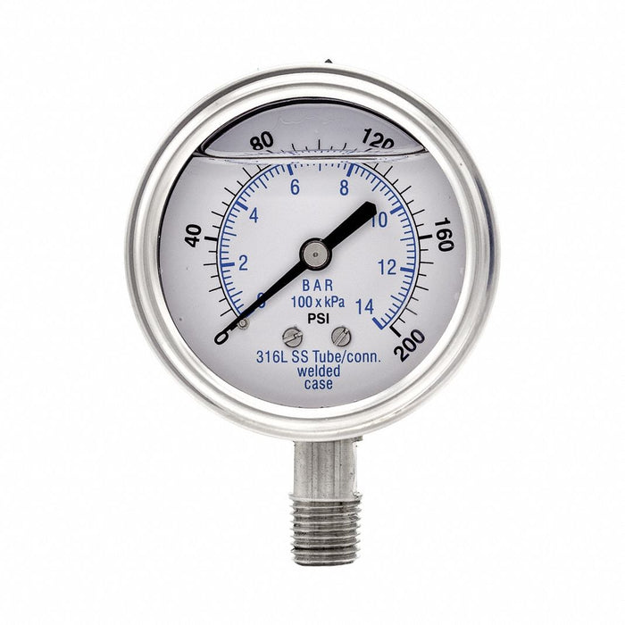 K4226 GaugewDiaphragmSeal200psi1PK