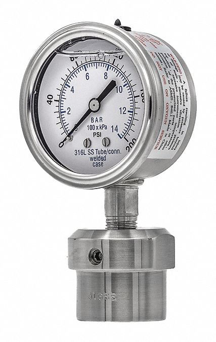 K4224 Pressure Gauge Nominal 2-1/2 Dial