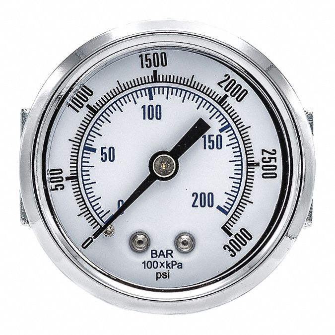 N0224 Pressure Gauge General Purpose 2 Dial