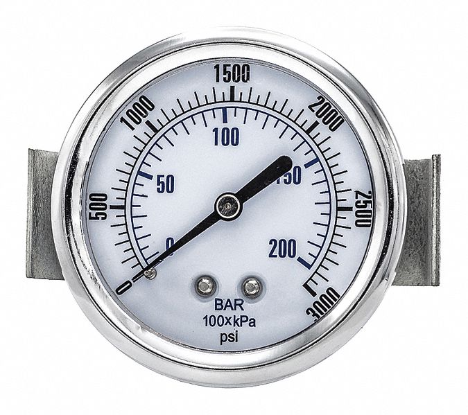 N0223 Pressure Gauge Nominal 2-1/2 Dial