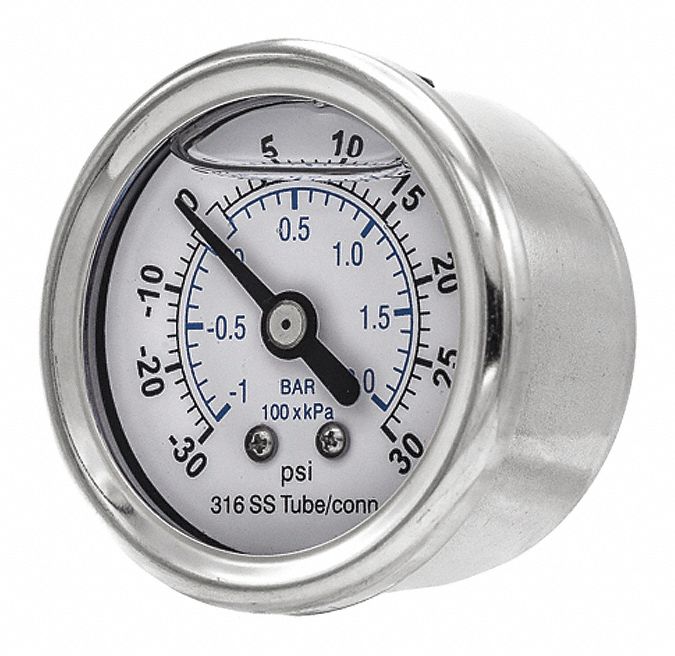 Compound Gauge Nominal 1-1/2 Dial