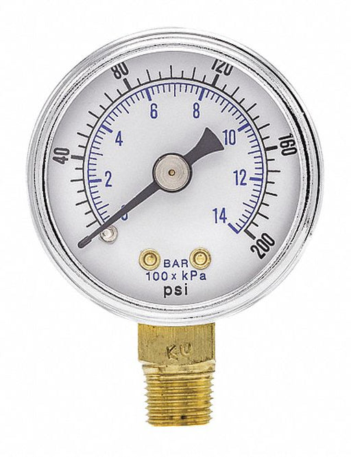 Pressure Gauge Nominal 1-1/2 Dial