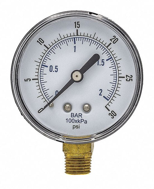 Pressure Gauge Nominal 2-1/2 Dial