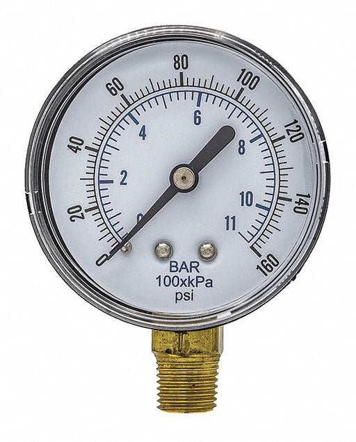 Pressure Gauge Nominal 2-1/2 Dial