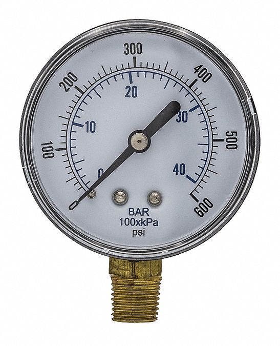 Pressure Gauge Nominal 2-1/2 Dial