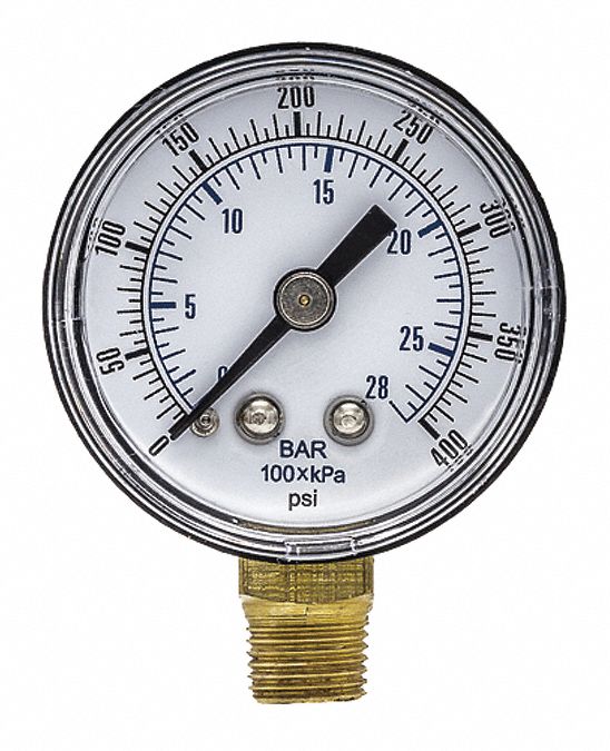 Pressure Gauge Nominal 1-1/2 Dial